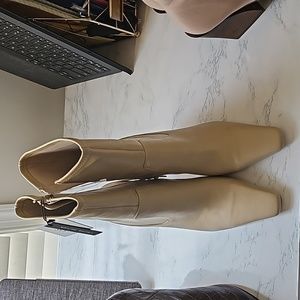Mango Leather Boots